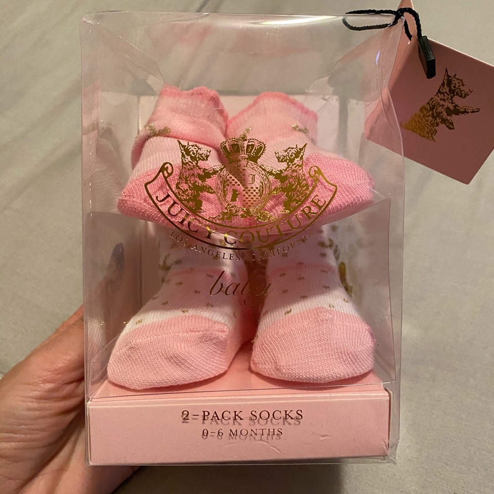 New Juicy Couture baby socks